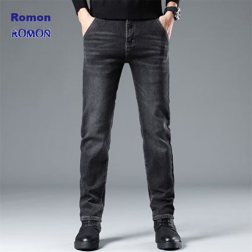 Jeans hombre elásticos negros y grises