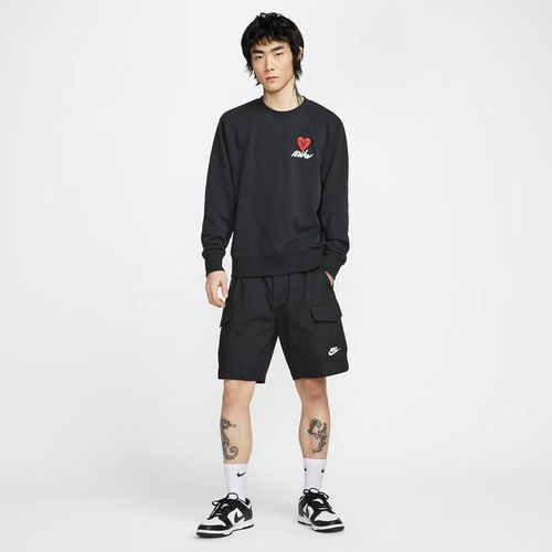 Sudadera cuello redondo NIKE para hombre Negro