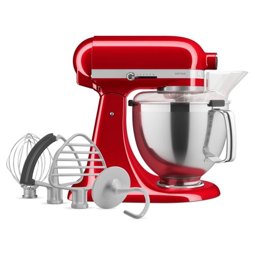 Batidora de Pedestal KitchenAid KSM195PSCA de 10 Velocidades y 4.7 L Rojo Manzana