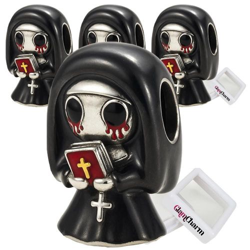 Dije metálico personaje gótico MXCDU-004 MoviesNun01 Dije metálico estilo siniestro