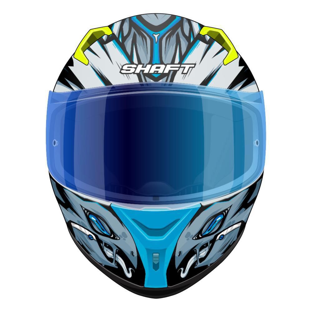 Casco Integral Shaft Armored Azul Grande