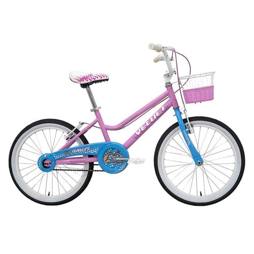 Bicicleta Veloci Amore BMX Rodada 20 Rosa Infantil