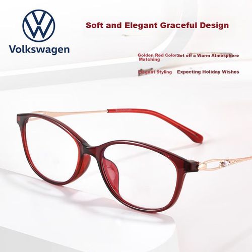 Lentes de Lectura Volkswagen Filtro Luz Azul Mujer Modelo 602-400 Dorado-Rojo