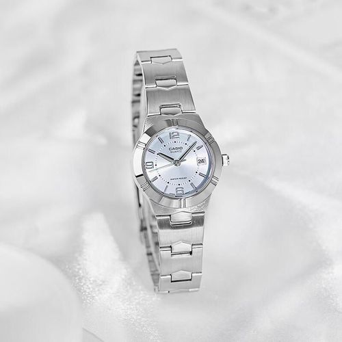 Reloj CASIO LTP-1241D Antirreflejo Acero Inoxidable Para Mujer