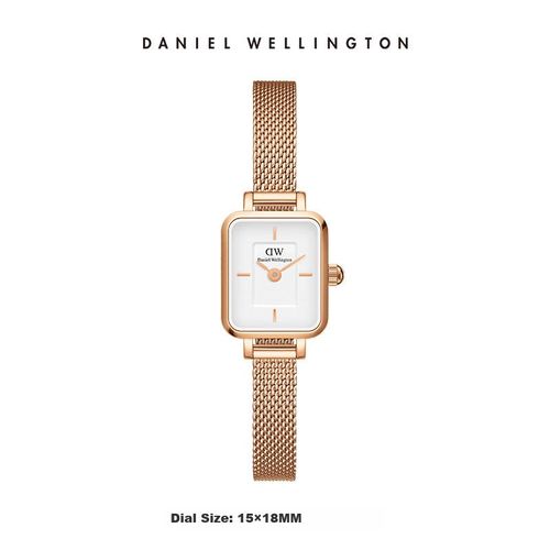 Reloj Daniel Wellington Quadro Mini Vintage Malla Milanesa Para Mujer