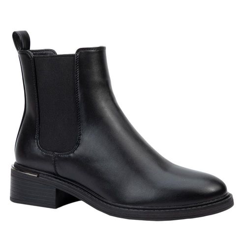 BOTA CORTA DAMA VI LINE CASUAL 1044124 COLOR NEGRO