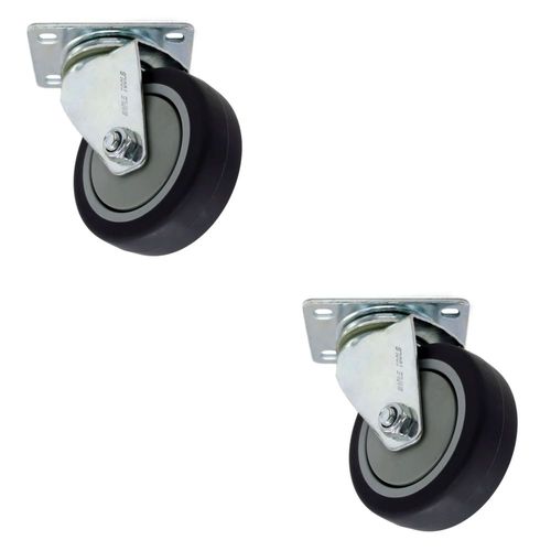 Pack 2 rodajas giratoria late 4'' 120 kg maple tools