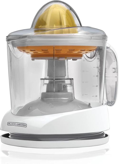 Exprimidor de Citricos Black and Decker CJ625 2 Conos 1 Ltro Blanco