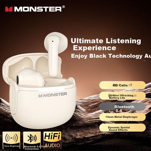 Audífonos Inalámbricos Monster Monster Aura Fit Gt15 Beige
