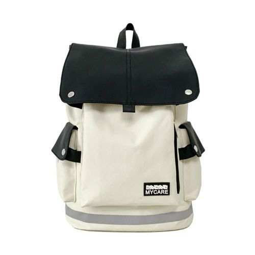 Mochila casual estilo gradient con compartimiento para Laptop tejido de Oxford Blanco HOGAWAY