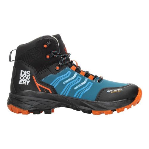 Botas Hombre Senderismo Discovery Caminata Ligeras 26.5 azul
