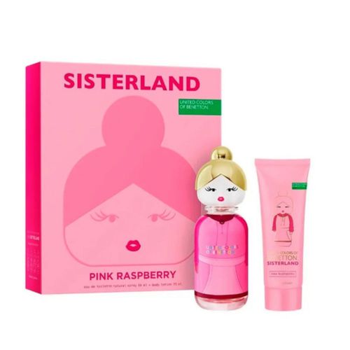 SET SISTERLAND PINK RASPBERRY 80ML EDT / BODY LOTION 75ML.
