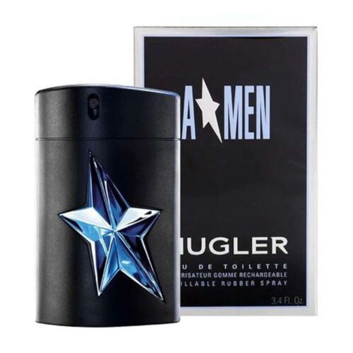 MUGLER A*MEN RECHARGEABLE REFILLABLE RUBBER 100ML EDT SPRAY