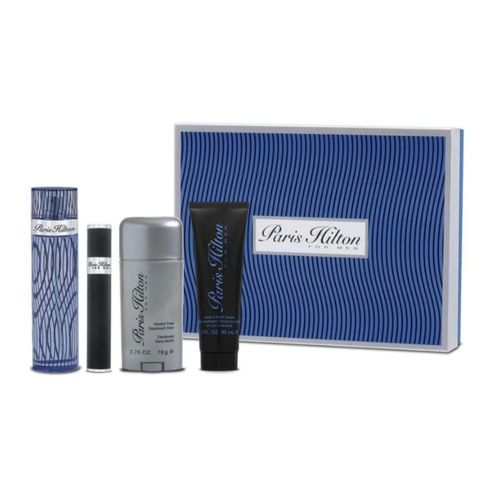 SET PARIS HILTON FOR MEN 100ML EDT / BODY LOTION 90ML / 7.5 ML EDT / DESODORANTE