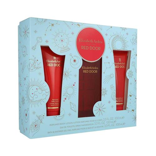 SET RED DOOR 3PZS 100ML EDT SPRAY/BODY LOTION 100ML/SHOWER GEL 100ML