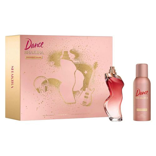 SET SHAKIRA MIDNIGHT MUSE 2PZS 80ML EDT SPRAY/DESODORANTE 150ML SPRAY