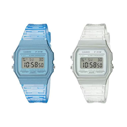 DUO RELOJ CASIO F-91WS-7CF Y F-91WS-2CF