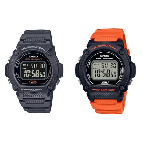 DUO RELOJ CASIO W-219H-8BVCF Y W-219H-4AVCF