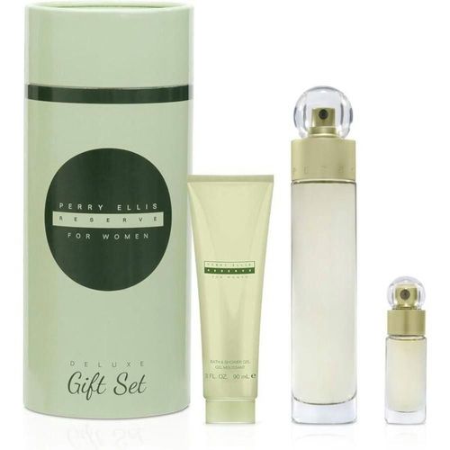 SET RESERVE WOMEN 3PZS 100ML EDP SPRAY/ SHOWER GEL 90ML/ 7.5ML EDP SPRAY