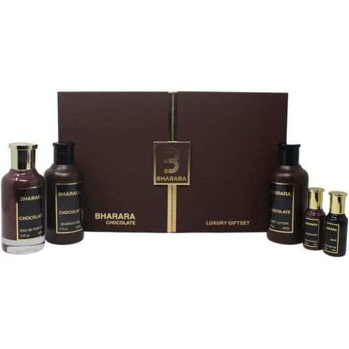 SET BHARARA CHOCOLATE 5PZS 100ML EDP SPRAY/BODY LOTION 200ML/SHOWER GEL 200ML/ONYX 10ML EDP/ CHOCOLATE 10ML EDP SPRAY