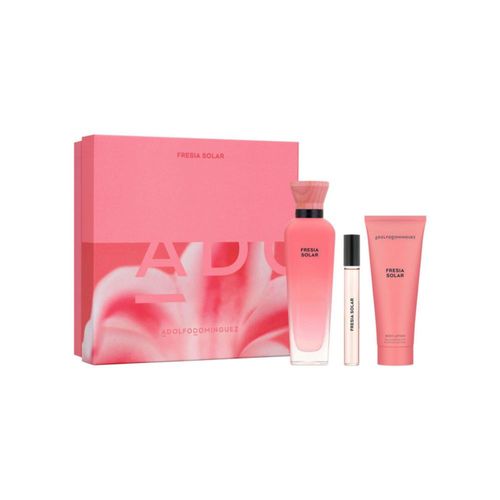 SET ADOLFO DOMINGUEZ FRESIA SOLAR 3PZS 120ML EDP SPRAY/BODY LOTION 75ML/10ML EDP SPRAY