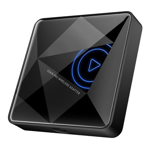 Adaptador inalámbrico CarPlay para iPhone – con Cable a inalámbrico Apple Carplay Dongle – WiFi de 5 GHz, Baja latencia, Plug & Play, HOGAWAY