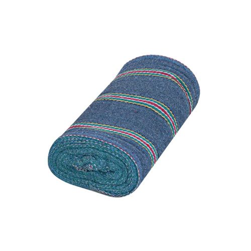 Rollo 25m de jerga sarga ligera azul