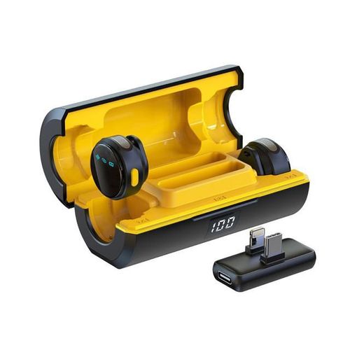 Mini receptor de micrófono inalámbrico de succión magnética 2 en 1.HOGAWAY