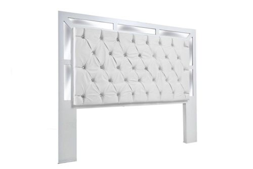 Cabecera KS Emilia Blanco y Plata Kessa Muebles