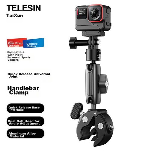 Soporte Telesin Universal Manillar Liberación Rápida