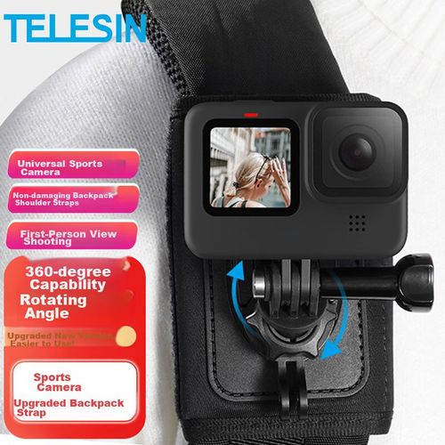 Soporte Telesin Gp-Bpm-003 Para Correa De Mochila