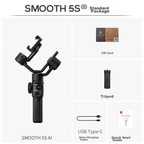 Gimbal Zhiyun Smooth 5S Ai Negro