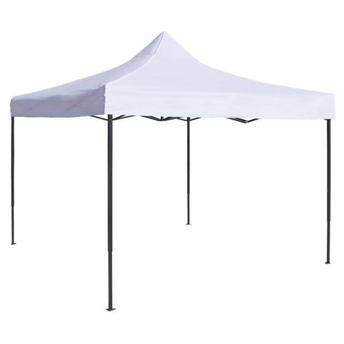 Carpa Toldo 3x3 Reforzado Plegable para Jardín color Blanco