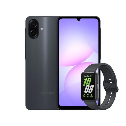 Combo Samsung Galaxy A07 4GB RAM 64GB Negro + Fit3 Grafito