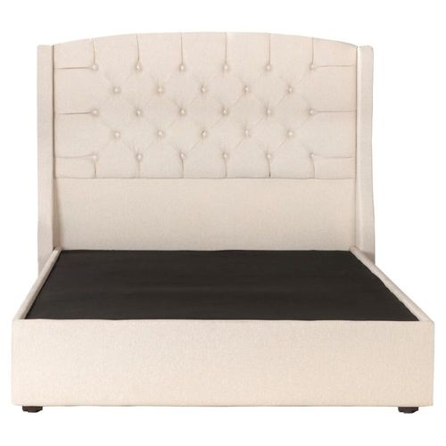 Cabecera Matrimonial Dicasa Sitka Beige Claro + Base Cama Colt CZD