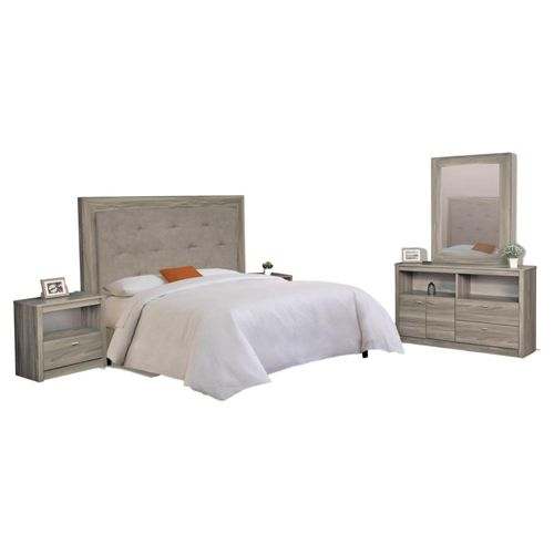 Recamara Akane King Size - Gris