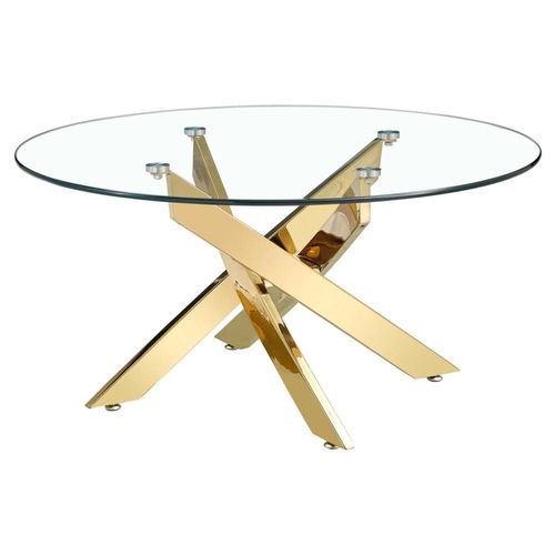 Mesa de Centro Kurt Redonda - Dorado