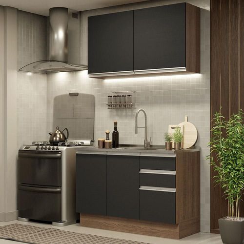 Cocina Integral Completa Modular Madesa Glamy 120cm MN 03