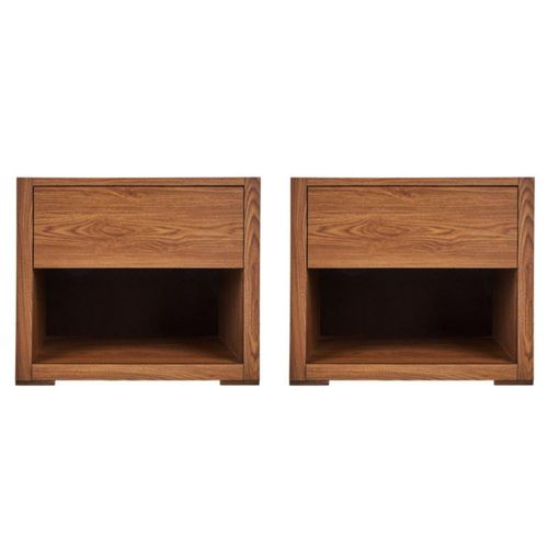 Set de 2 Buros Vanessa Nogal Kessa Muebles