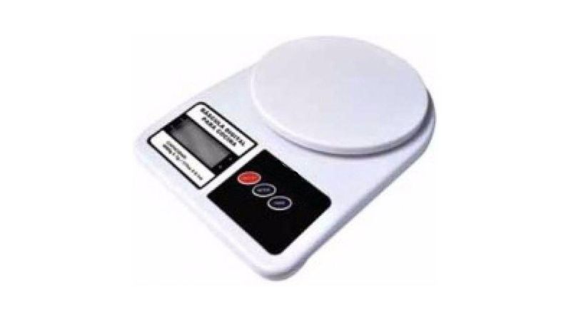 Bascula Gramera 5Kg Cocina Digital Blanco Elektra tienda en