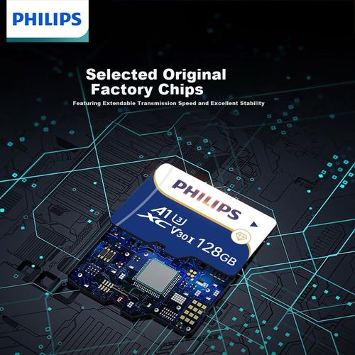 Tarjeta De Memoria Philips Sitihs 128Gb A1 4K V30 U3