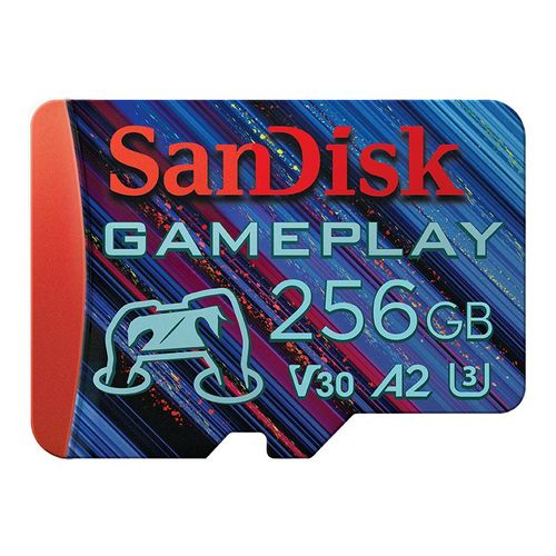 Tarjeta De Memoria Sandisk Gameplay Microsd 256Gb A2 U3 V30