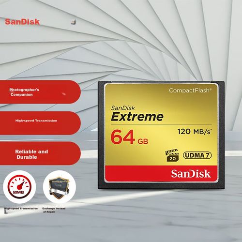 Tarjeta De Memoria Sandisk Extreme Pro Compactflash 64Gb Udma-7