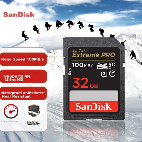 Tarjeta De Memoria Sandisk Extremepro 32 Gb 4K V30 U3 C10