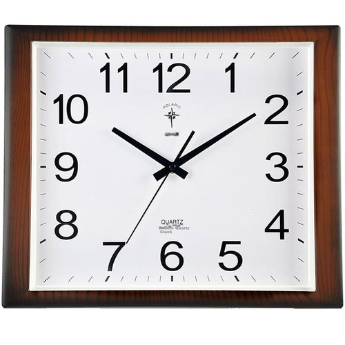 Reloj De Pared Polaris Clásico Plástico Cuarzo Funciones Calendario