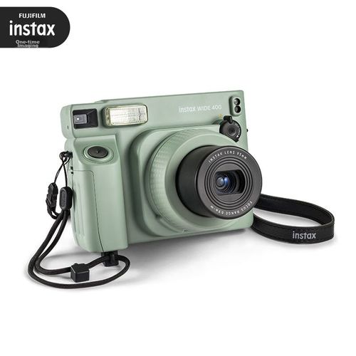 Cámara Instantánea Fuji Instax Gran Vista De Formato Ancho Wide400 Verde Pradera (Edición Mejorada De Wide300)