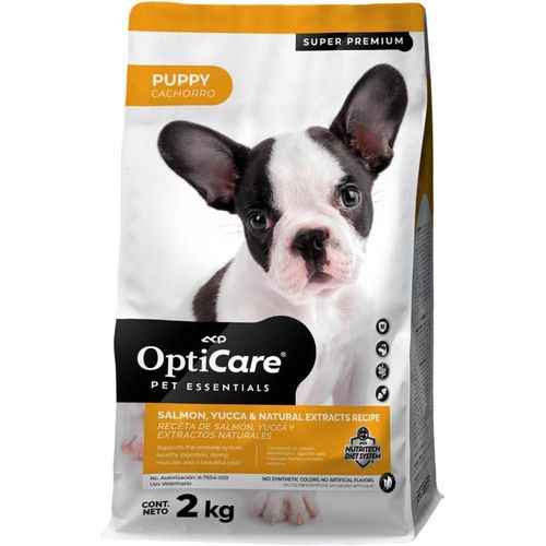 Opticare cachorro 2 kg sellado, original + pelota spiny caucho