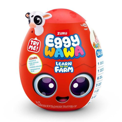 Zuru eggywawa figuras animales learn on the farm