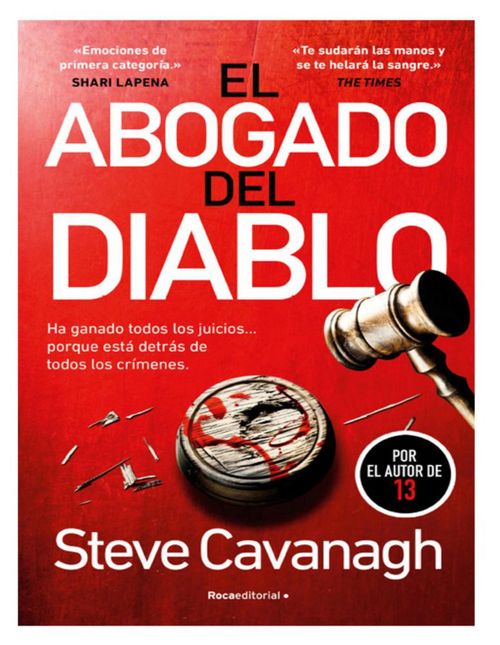 Libro El abogado del diablo (Serie Eddie Flynn 4) Autor Steve Cavanagh Editorial Roca Trade