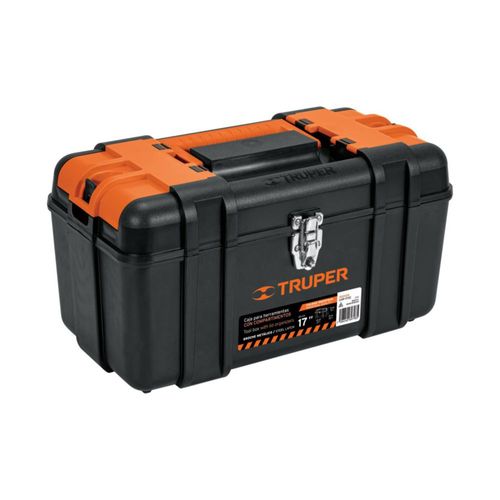 AM3K ofrece caja para herramienta Truper CHP-17XC de 17", con compartimentos y broches metálicos, resistente, práctica y duradera.
